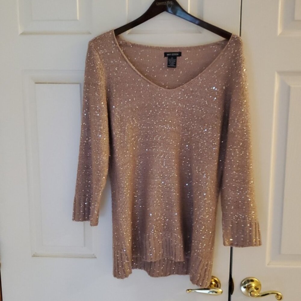 Max Edition Sequin Sparkle Sweater XL